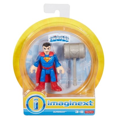 Mini Figura de Ação - DC Comics - Imaginext - Superman com Acessórios 15 Cm - Mattel
