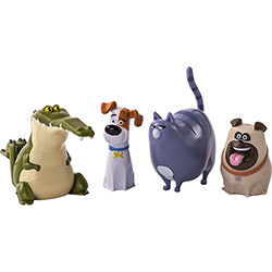 Mini Figuras a Vida Secreta dos Pets 4 Unidades e Crocodile - Hasbro