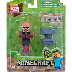Mini-Figuras Minecraft Série 2 - Villager Blacksmith - Multikids