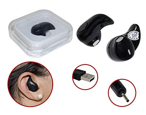 Mini Fone de Ouvido Bluetooth Atende Ligacao Preto