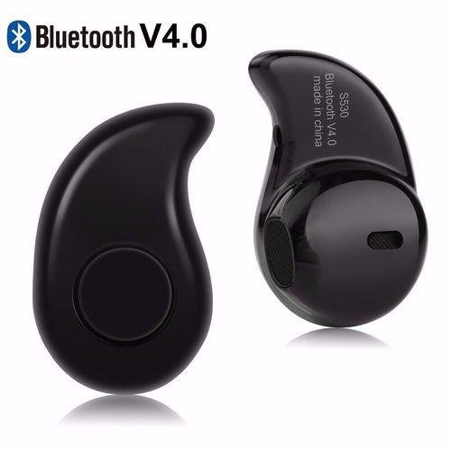 Mini Fone de Ouvido Bluetooth Atende Ligacao Preto