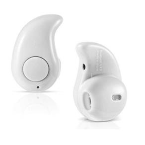 Mini Fone de Ouvido Bluetooth Universal Sem Fio Portatil Branco