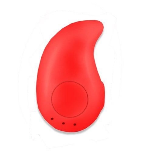 Mini Fone de Ouvido Bluetooth Vermelho