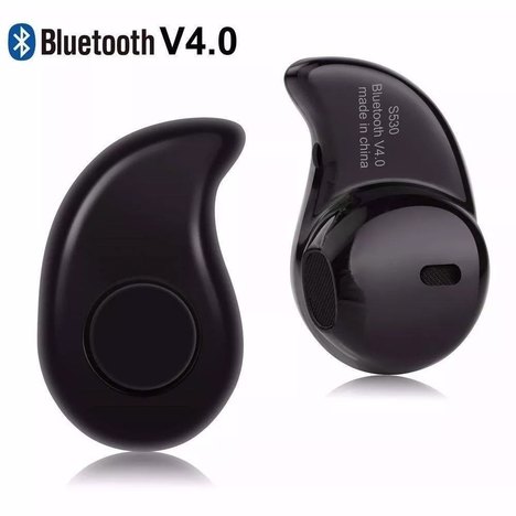 Mini Fone de Ouvido S530 V4.1 Sem Fio Bluetooth Universal
