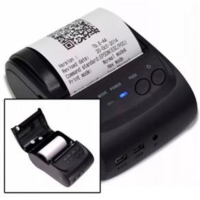 Mini Impressora Portatil Sem Fio Termica 58mm Android Ios Linux Bluetooth APP Qr Code