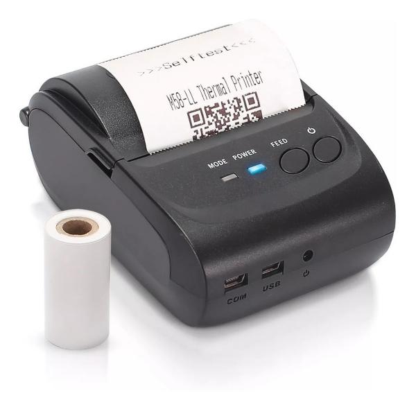 Tudo sobre 'Mini Impressora Térmica Bluetooth 2.0 58Mm Velocidade 90Mm/S - Oem'