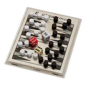 Mini Jogo de Gamão com Peças Magnéticas - Incasa