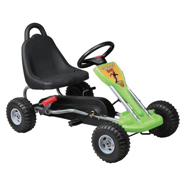 Mini Kart com Pedal - Verde - Uni Toys