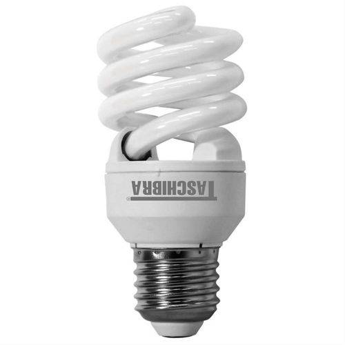 Mini Lâmpada Fluorescentes Espiral 15W 127V Branca - 040602327 - TASCHIBRA