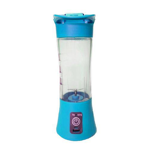 Tudo sobre 'Mini Liquidificador Portátil Shake Juice Cup + Cabo USB - Azul'