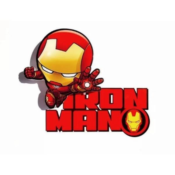 Mini Luminária 3D Marvel Homem de Ferro