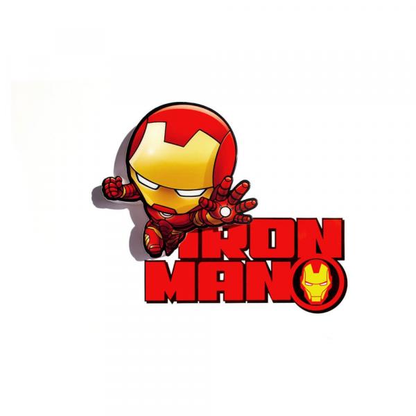 Mini Luminária Homem de Ferro - Marvel - 3d Light Fx