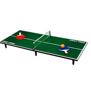 Mini Mesa de Ping Pong Incasa NH0003 com Raquetes de Madeira