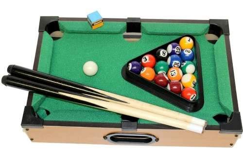 Mini Mesa de Sinuca Bilhar Snooker Portátil Jogo Brinquedo