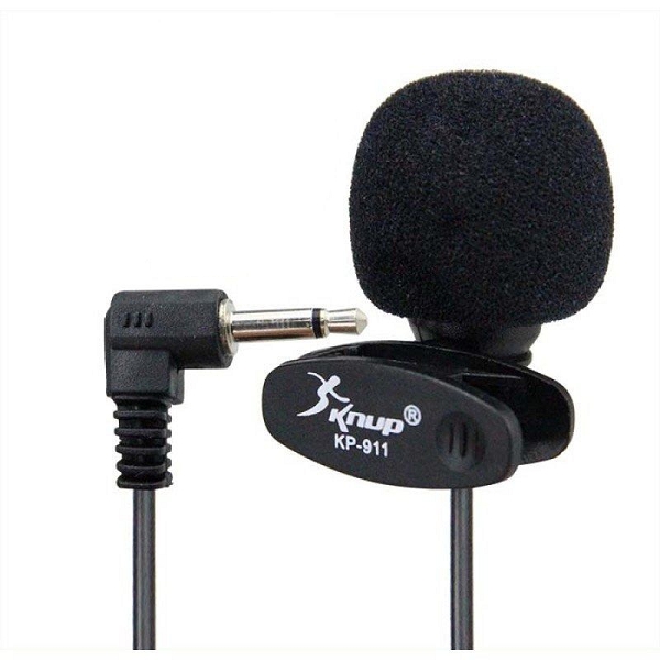 Mini Microfone de Lapela para Gravação KNUP