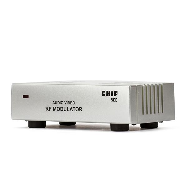 Mini Modulador RF, Áudio e Vídeo, 95250V Bivolt - ChipSce - Chip Sce