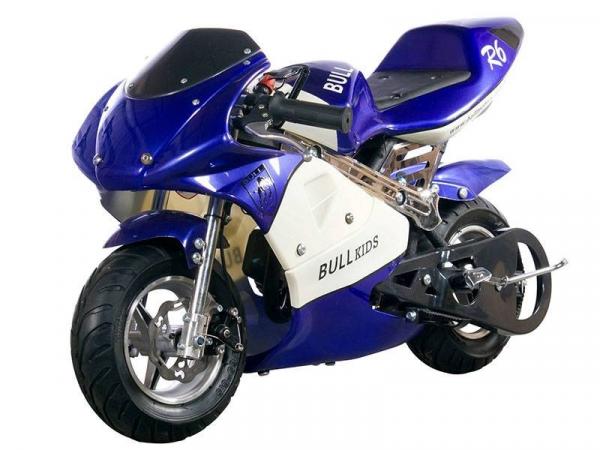 Mini Moto Motorizada Bk-R6S 49cc Amarela Bull Motors - Compre