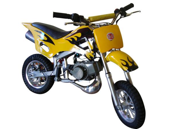 Motocicleta infantil mini moto cross bull motors vermelha bk db08