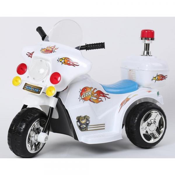 Mini Moto Eléctrica Infantil Branca - Importway