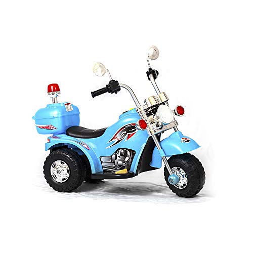 Mini Moto Elétrica Chopper Azul 1352 - Unitoys