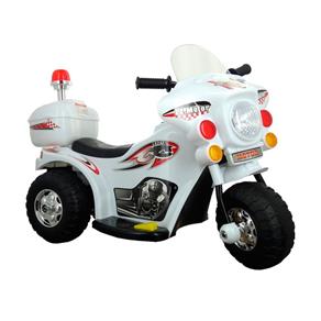 Mini Moto Elétrica Infantil Bw002 2 a 6 Anos - Branca