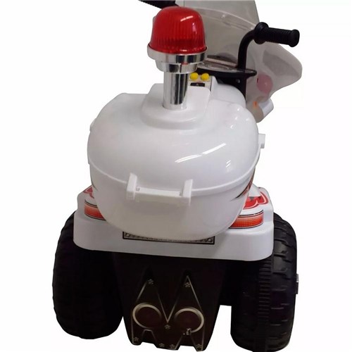 Mini Moto Elétrica Infantil Bw002 2 a 6 Anos - Branca