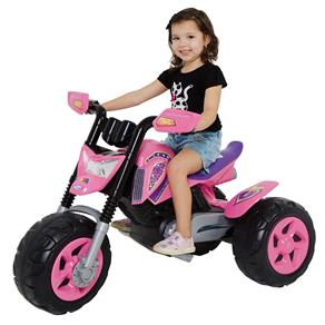 Mini Moto Elétrica Infantil Elite Rosa Xalingo