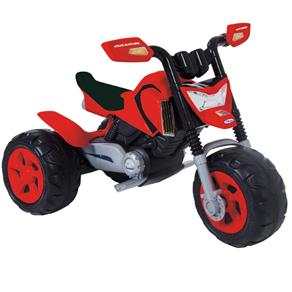 Mini Moto Elétrica Infantil Elite Vermelha Xalingo