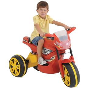 Mini Moto Elétrica Infantil X Turbo Vermelha Xalingo
