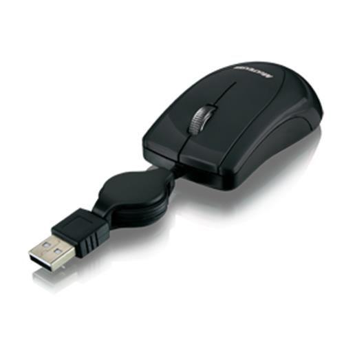 Mini Mouse Fit Retrátil Preto Usb - Multilaser MO159