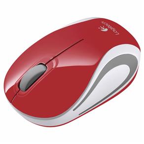 Mini Mouse Logitech M187 Wireless Vermelho