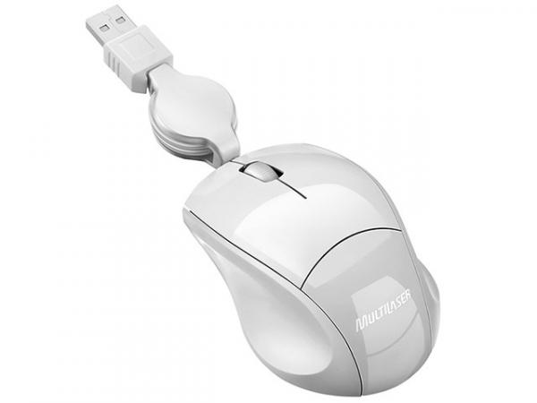 Mini Mouse Óptico 800dpi Retrátil - Multilaser MO155