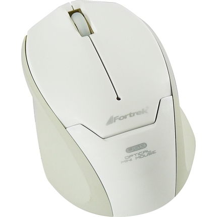 Mini Mouse Optico Retratil Usb Branco Mm601 Fortrek