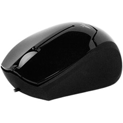 Mini Mouse Óptico Retrátil USB Mm601 Preto - Fortrek