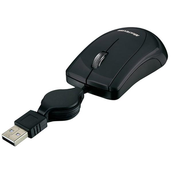 Mini Mouse Retrátil USB 800DPI Preto MO159 - Multilaser