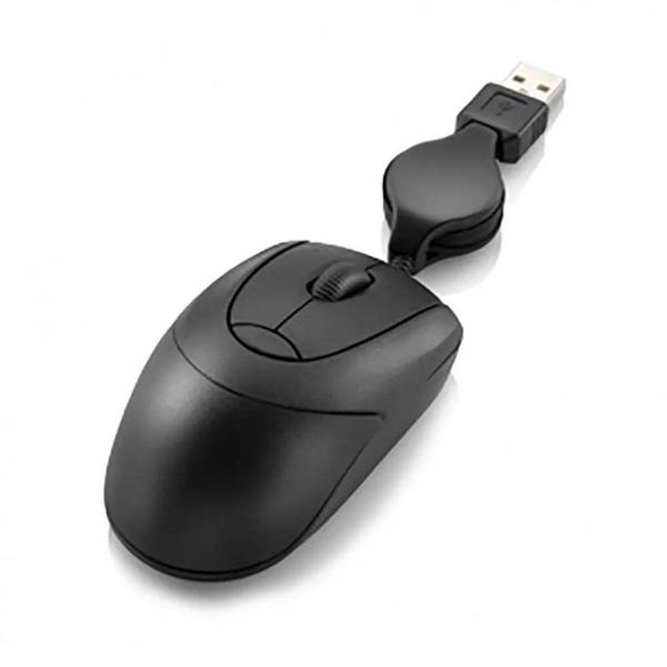 Mini Mouse Retrátil Usb com Scroll Multilaser