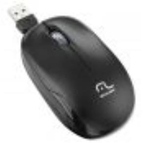 Mini Mouse Retrátil USB Multilaser MO197 Preto