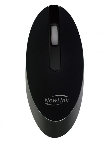 Mini Mouse S/ Fio C/ Bateria de Lítio Style Preto MO101 Newlink