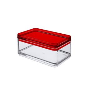 Mini Organizador Mod Cristal com Vermelho