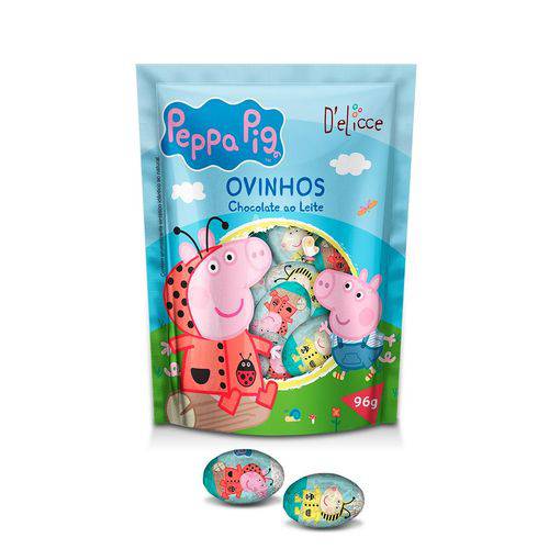 Mini Ovos Peppa Pig 96g Delicce