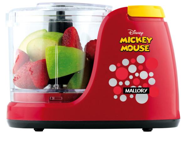 Mini Processador de Alimentos Mallory Dinsey - Mickey Mouse 1 Velocidade + Pulsar 130W