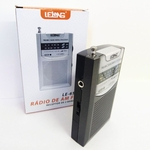Mini Rádio De Bolso Am/Fm/Sw Le-650- Lelong + 2 Pilhas