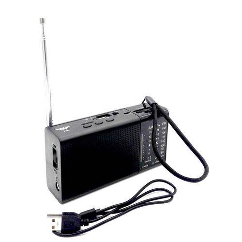Mini Rádio J-351 Fm/am/USB/sd/receptor de 3 Bandas