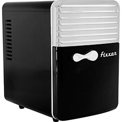 Mini Refrigerador e Aquecedor Fixxar Portátil 5 Litros Retrô Trivolt Preta