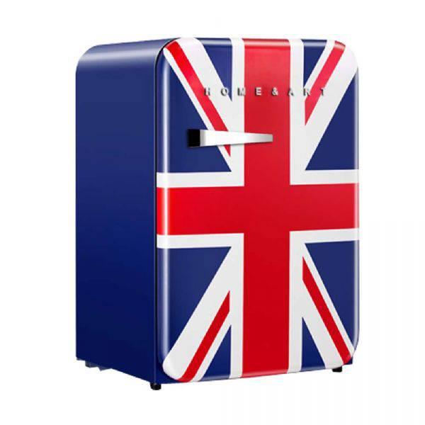 Mini Refrigerador HomeArt Retrô UK, HA130RD.UK, 106 L, 110V