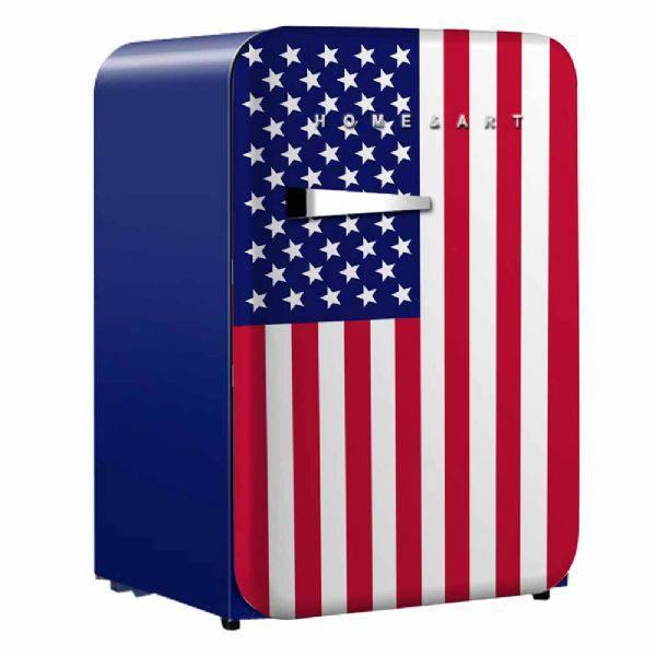 Mini Refrigerador HomeArt Retrô USA, HA130RD.US, 106 L, 110V