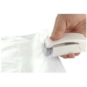 Mini Seladora para Saco Plástico - Branco