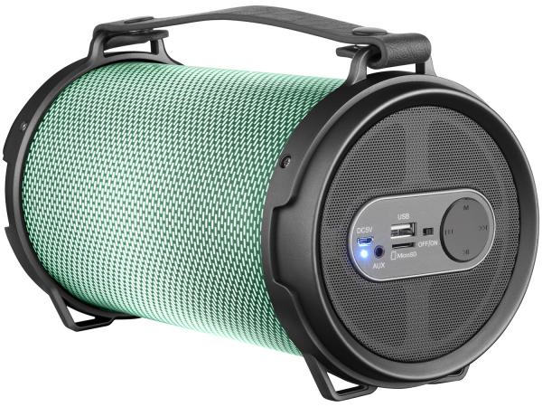 Mini Speaker Bluetooth Lenoxx Boom Led 40W - Caixa Acústica Iluminação LED