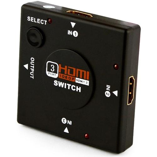 Mini Switch Hdmi 4 Portas