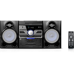 Mini System Hi-Fi 200W, Mp3, USB, 3CDs, Karaoke, MAX Sound FWM452X/78 - Philips